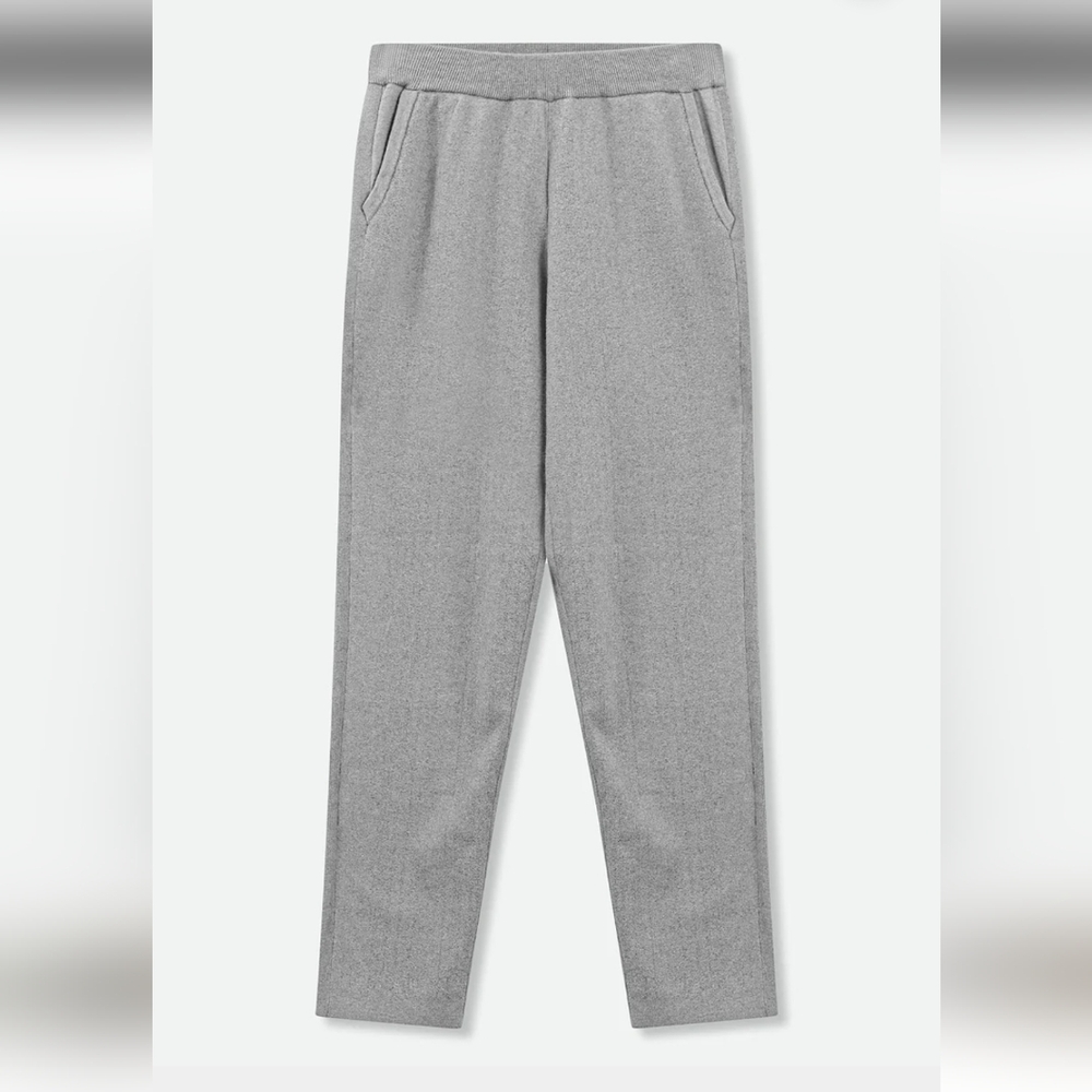 Jarbo Paige‎ Pant Double-knit Pima Cotton Casual Gray Size Large